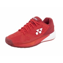 Buty tenisowe Yonex Power Cushion Eclipsion 5 Allcourt (stabilność) 2025 czerwone damskie